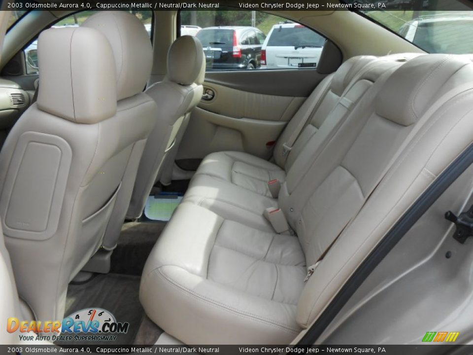 Rear Seat of 2003 Oldsmobile Aurora 4.0 Photo #17