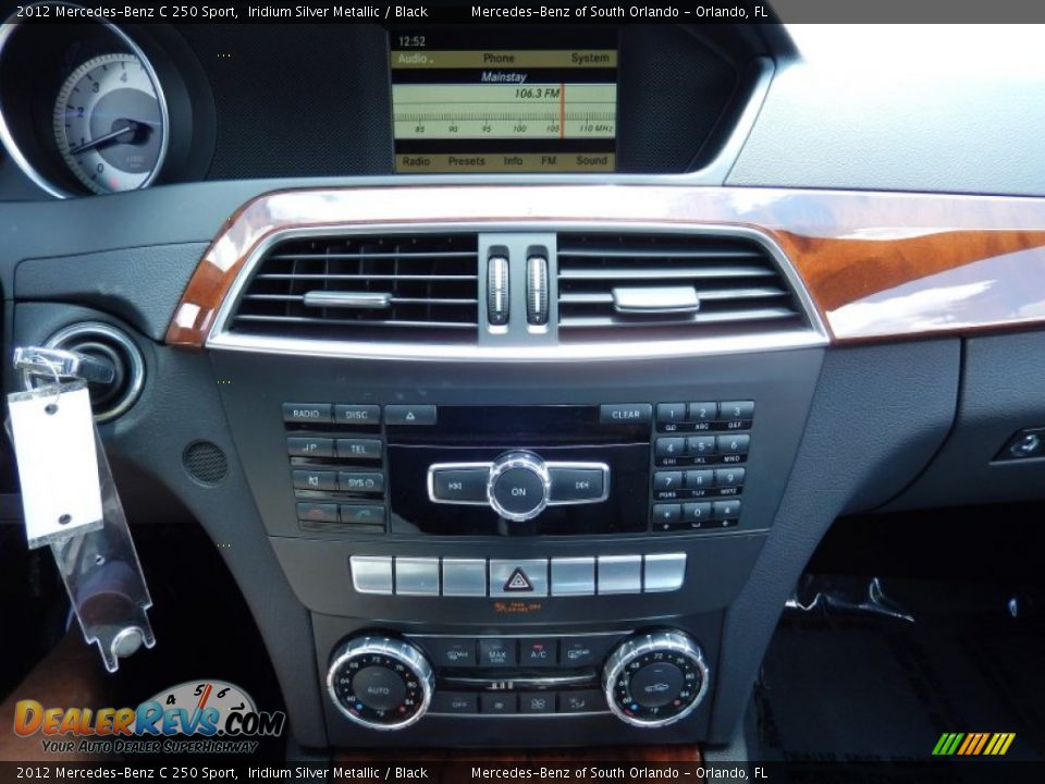 2012 Mercedes-Benz C 250 Sport Iridium Silver Metallic / Black Photo #23