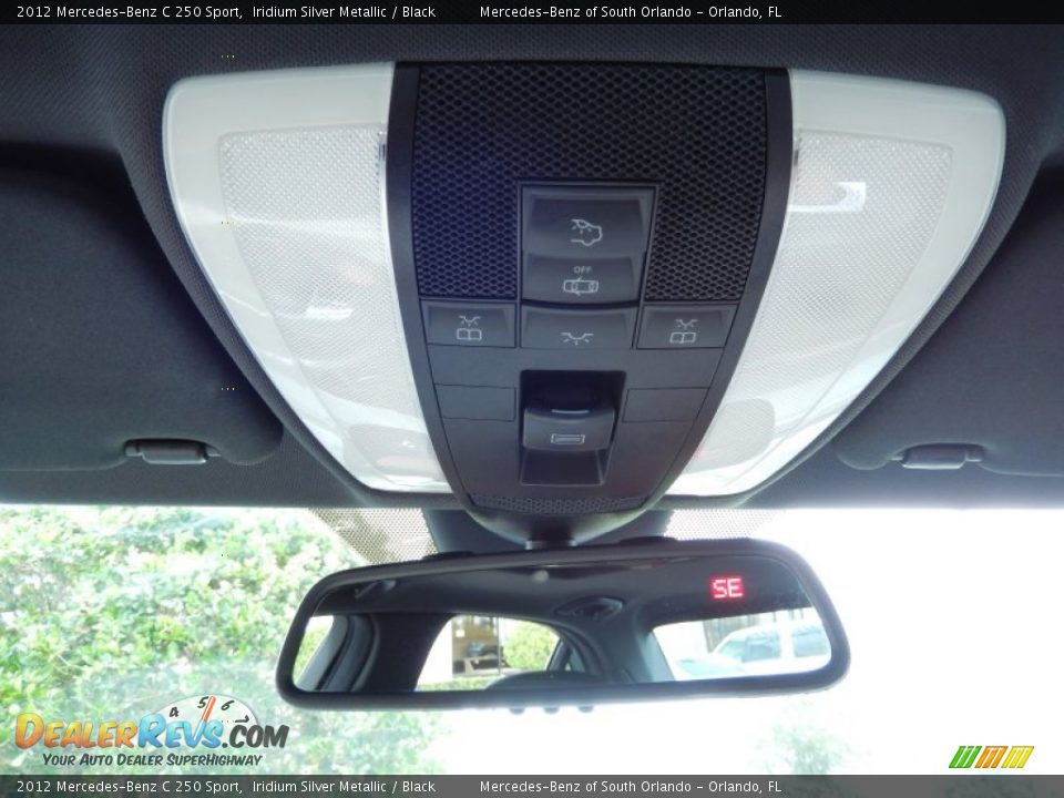 2012 Mercedes-Benz C 250 Sport Iridium Silver Metallic / Black Photo #24