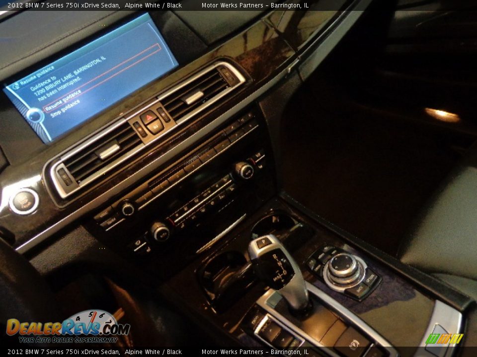 2012 BMW 7 Series 750i xDrive Sedan Alpine White / Black Photo #12