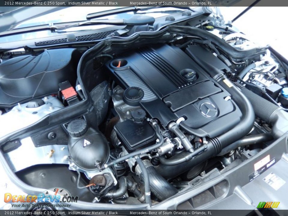 2012 Mercedes-Benz C 250 Sport Iridium Silver Metallic / Black Photo #26