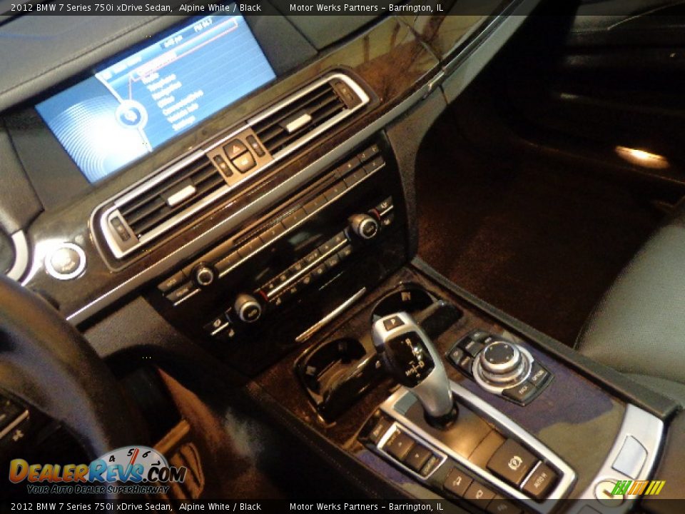 2012 BMW 7 Series 750i xDrive Sedan Alpine White / Black Photo #13