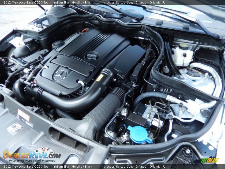 2012 Mercedes-Benz C 250 Sport Iridium Silver Metallic / Black Photo #27