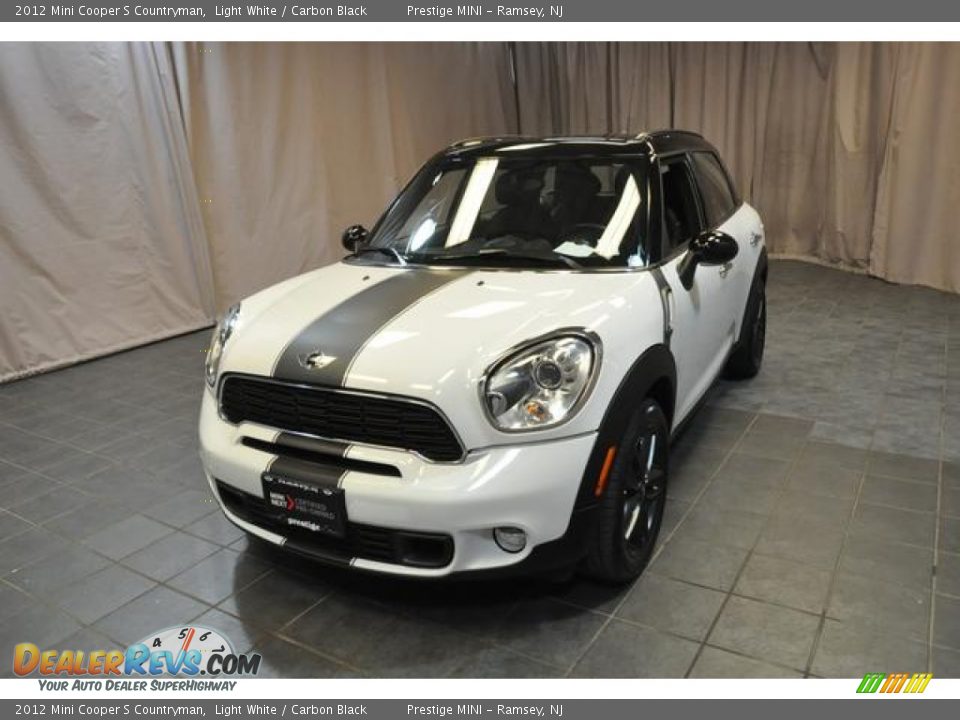 2012 Mini Cooper S Countryman Light White / Carbon Black Photo #1