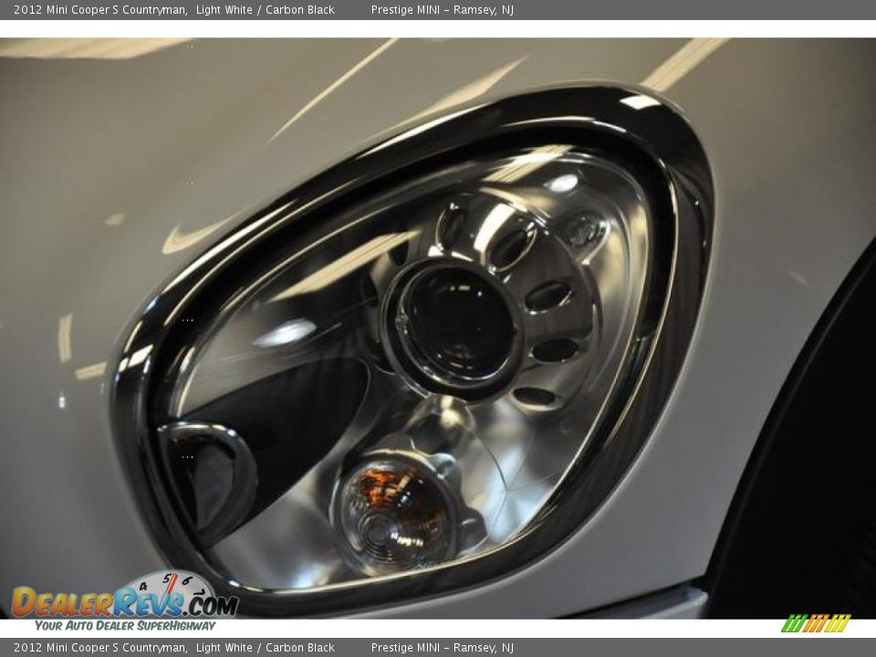2012 Mini Cooper S Countryman Light White / Carbon Black Photo #2