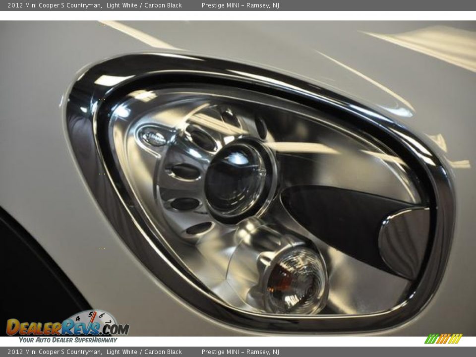 2012 Mini Cooper S Countryman Light White / Carbon Black Photo #5
