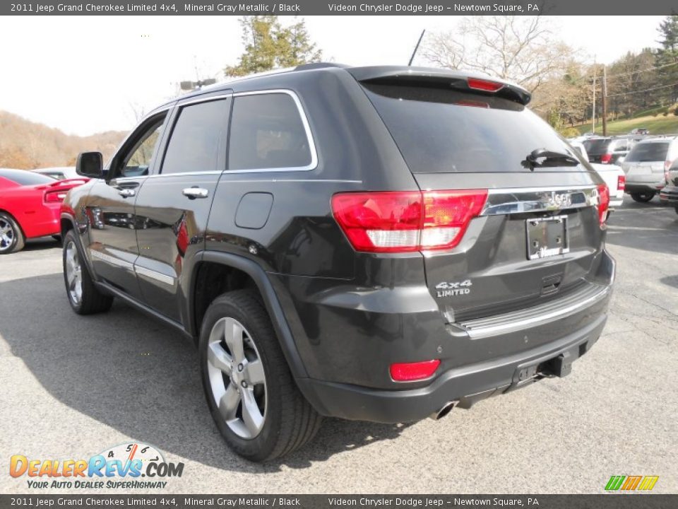 2011 Jeep Grand Cherokee Limited 4x4 Mineral Gray Metallic / Black Photo #5