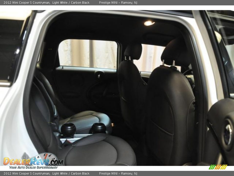 2012 Mini Cooper S Countryman Light White / Carbon Black Photo #11
