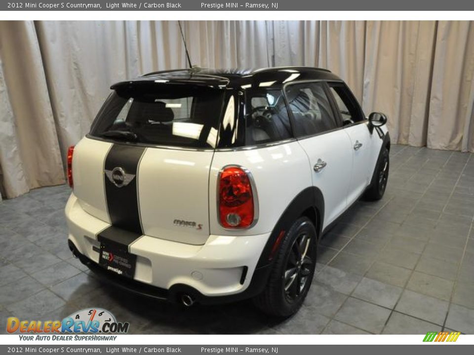 2012 Mini Cooper S Countryman Light White / Carbon Black Photo #13