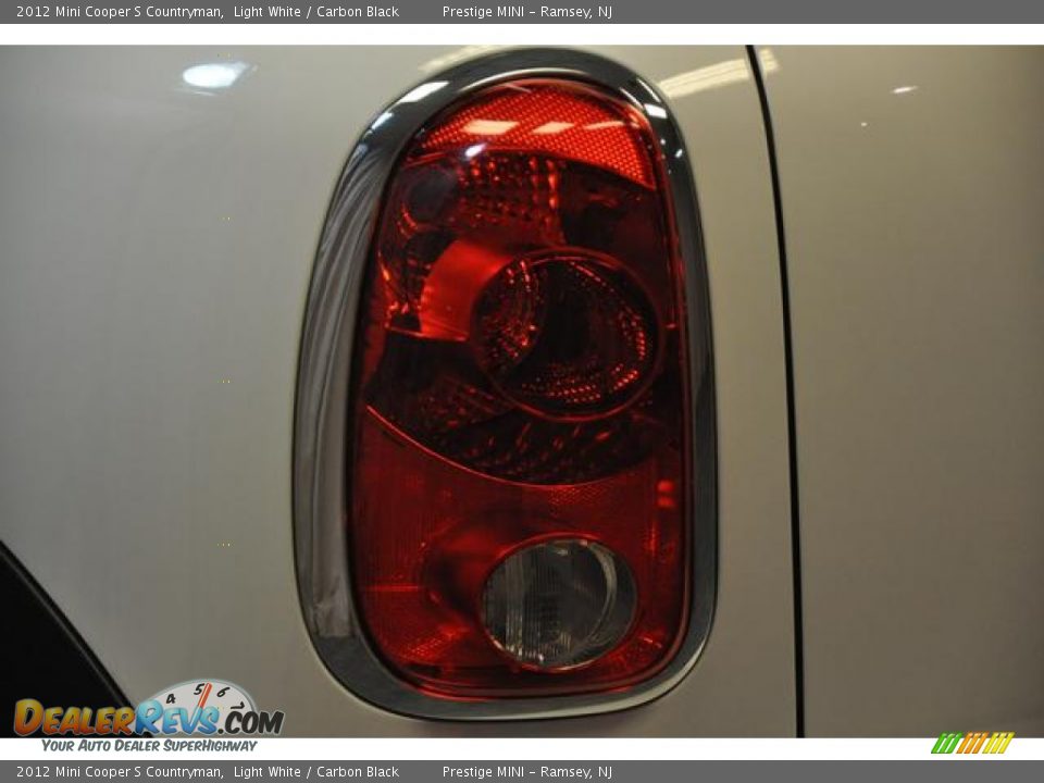 2012 Mini Cooper S Countryman Light White / Carbon Black Photo #20