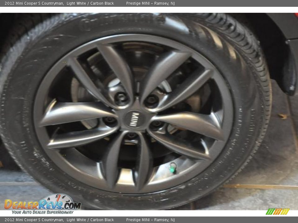 2012 Mini Cooper S Countryman Light White / Carbon Black Photo #21