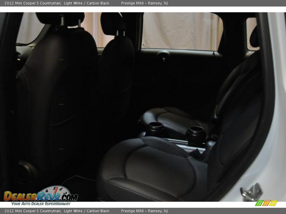 2012 Mini Cooper S Countryman Light White / Carbon Black Photo #22