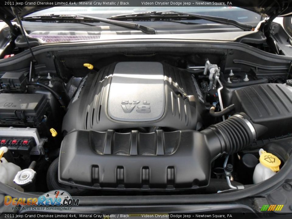 2011 Jeep Grand Cherokee Limited 4x4 Mineral Gray Metallic / Black Photo #20