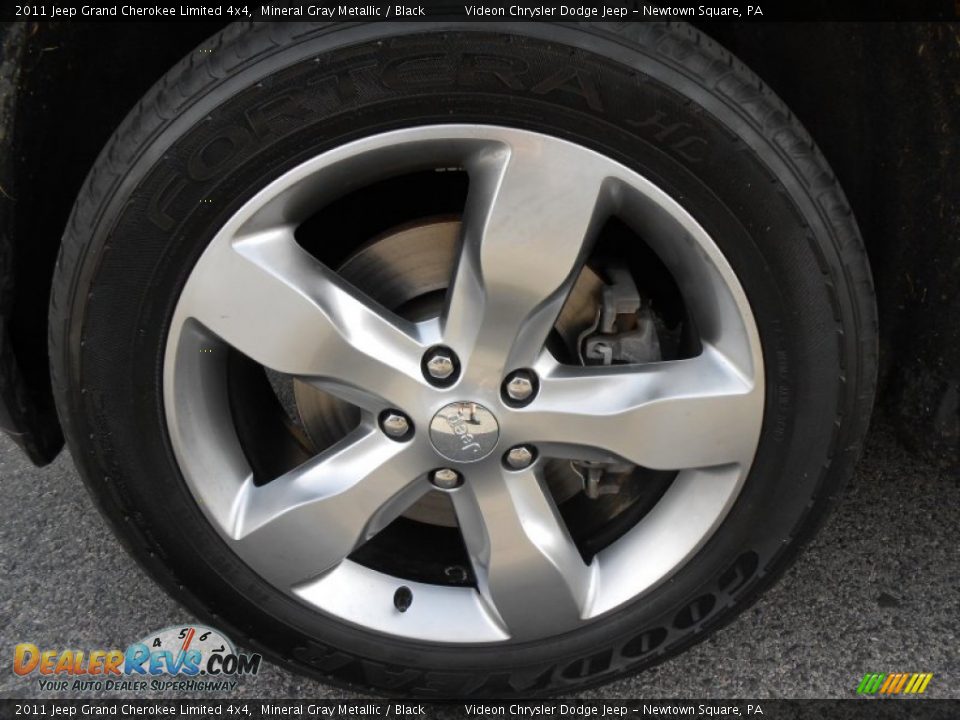 2011 Jeep Grand Cherokee Limited 4x4 Mineral Gray Metallic / Black Photo #21