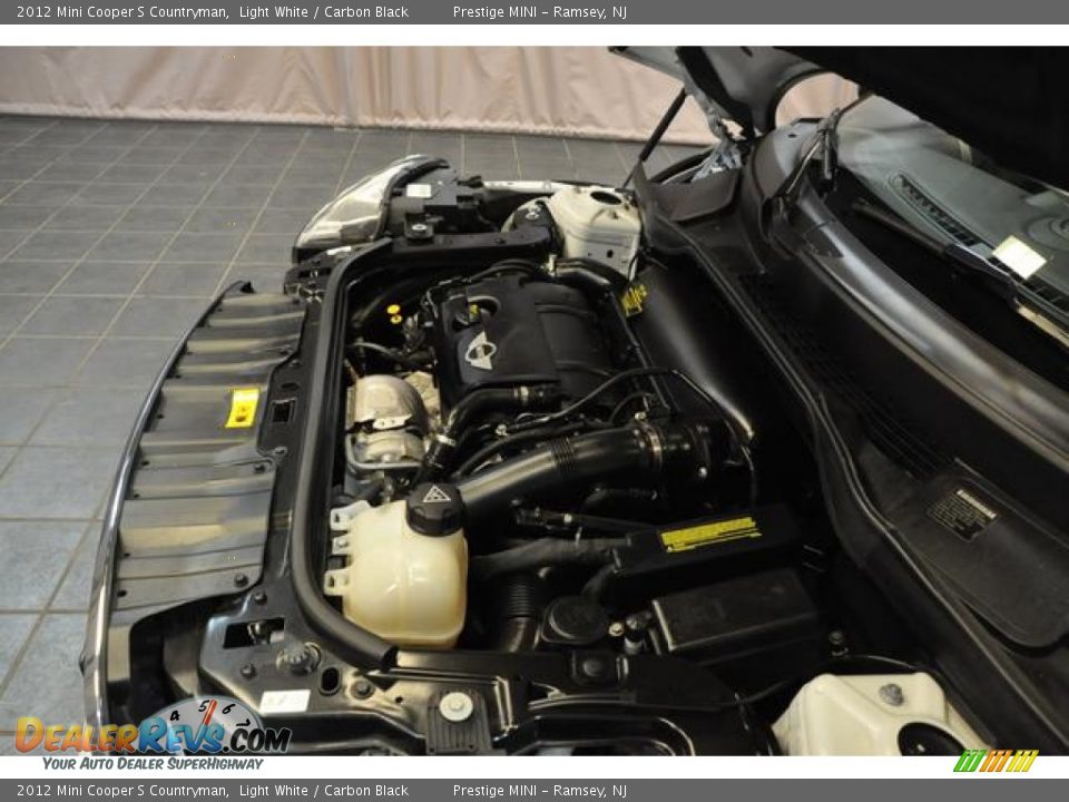 2012 Mini Cooper S Countryman Light White / Carbon Black Photo #30