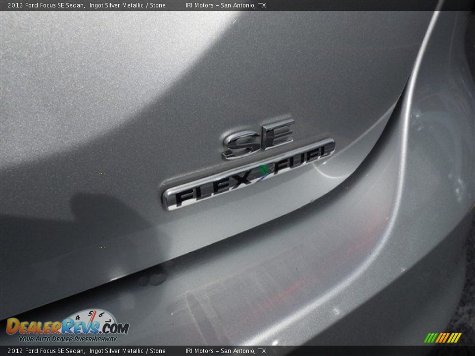 2012 Ford Focus SE Sedan Ingot Silver Metallic / Stone Photo #10