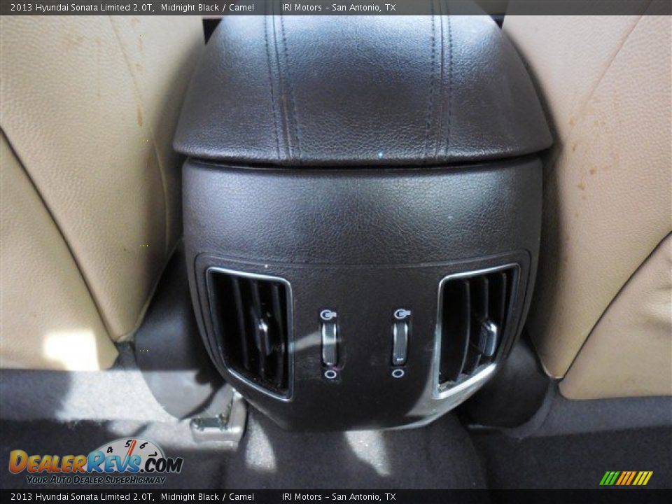 2013 Hyundai Sonata Limited 2.0T Midnight Black / Camel Photo #18