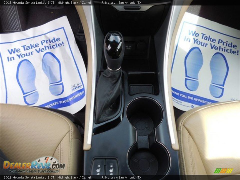 2013 Hyundai Sonata Limited 2.0T Midnight Black / Camel Photo #24