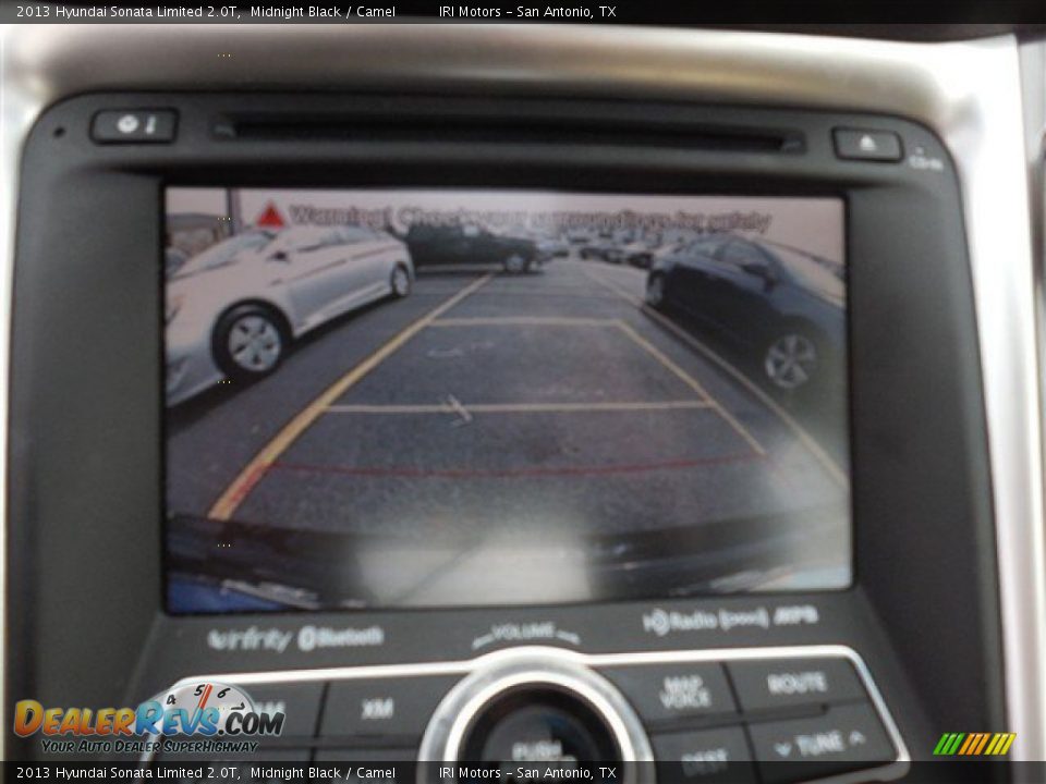 2013 Hyundai Sonata Limited 2.0T Midnight Black / Camel Photo #27