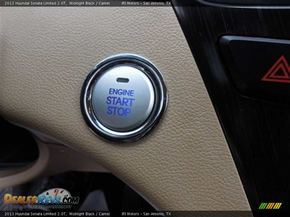 2013 Hyundai Sonata Limited 2.0T Midnight Black / Camel Photo #28