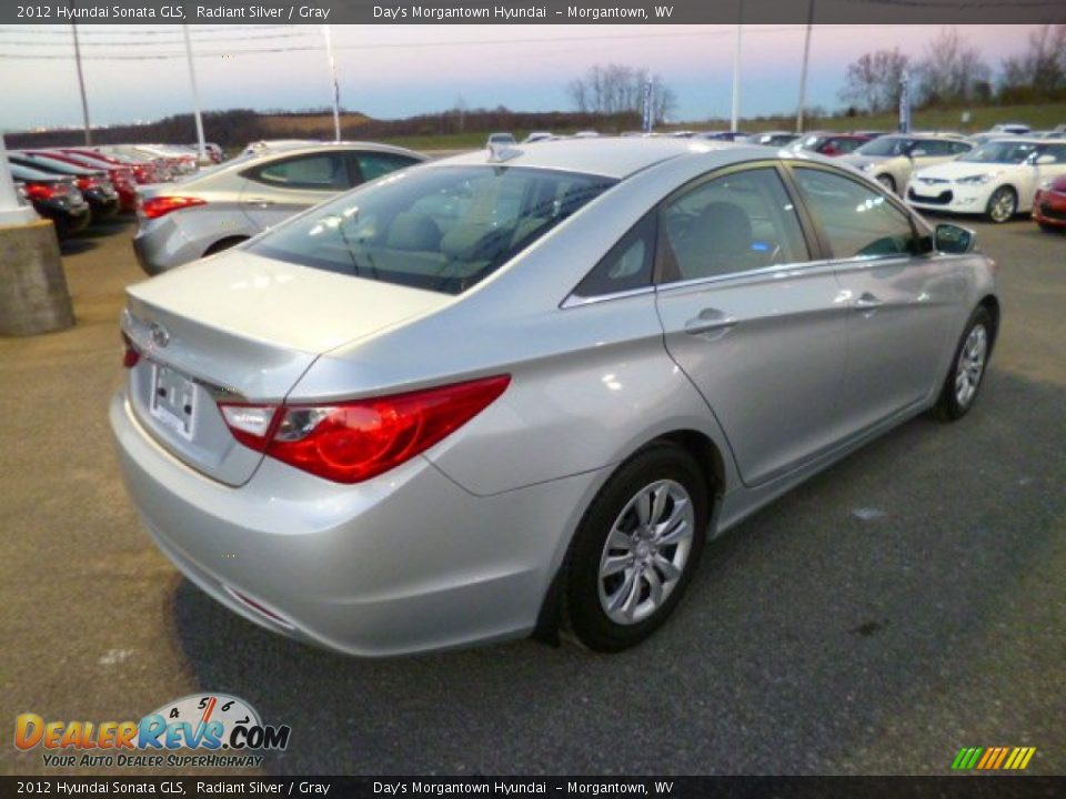2012 Hyundai Sonata GLS Radiant Silver / Gray Photo #7