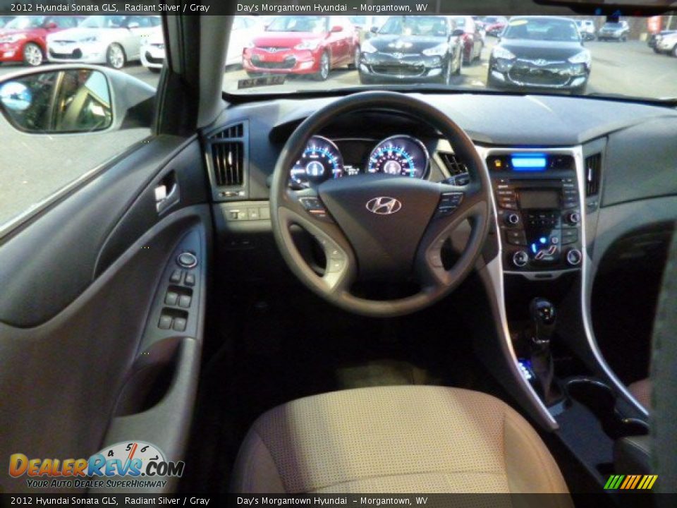 2012 Hyundai Sonata GLS Radiant Silver / Gray Photo #14