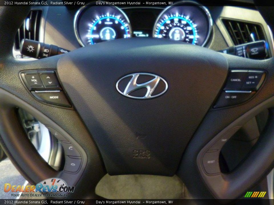 2012 Hyundai Sonata GLS Radiant Silver / Gray Photo #18