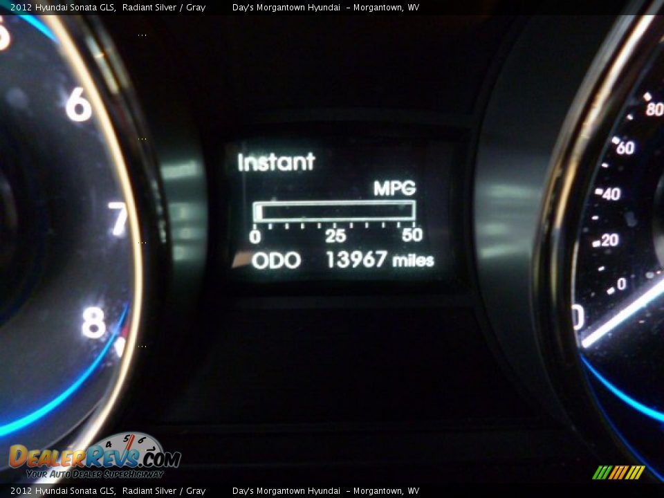 2012 Hyundai Sonata GLS Radiant Silver / Gray Photo #20