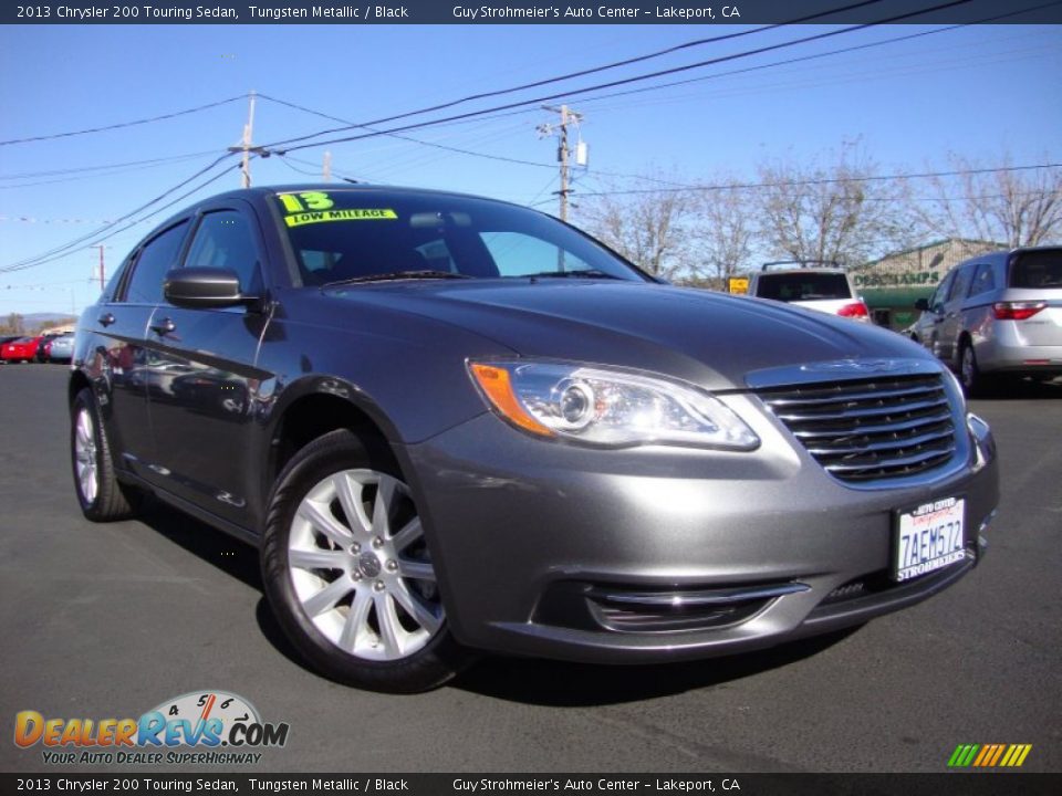 2013 Chrysler 200 Touring Sedan Tungsten Metallic / Black Photo #1