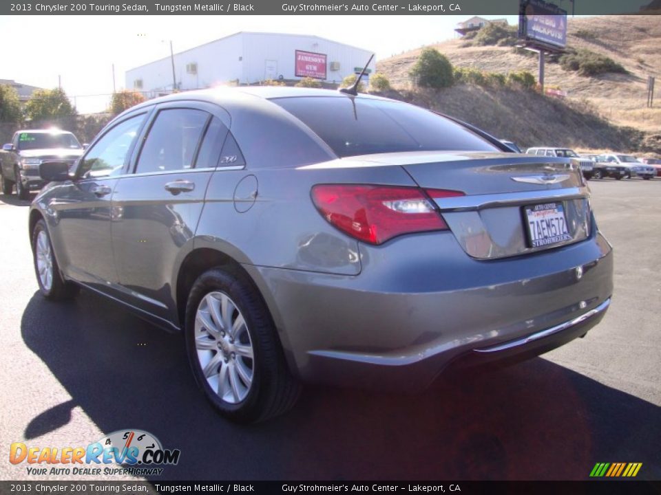 2013 Chrysler 200 Touring Sedan Tungsten Metallic / Black Photo #5