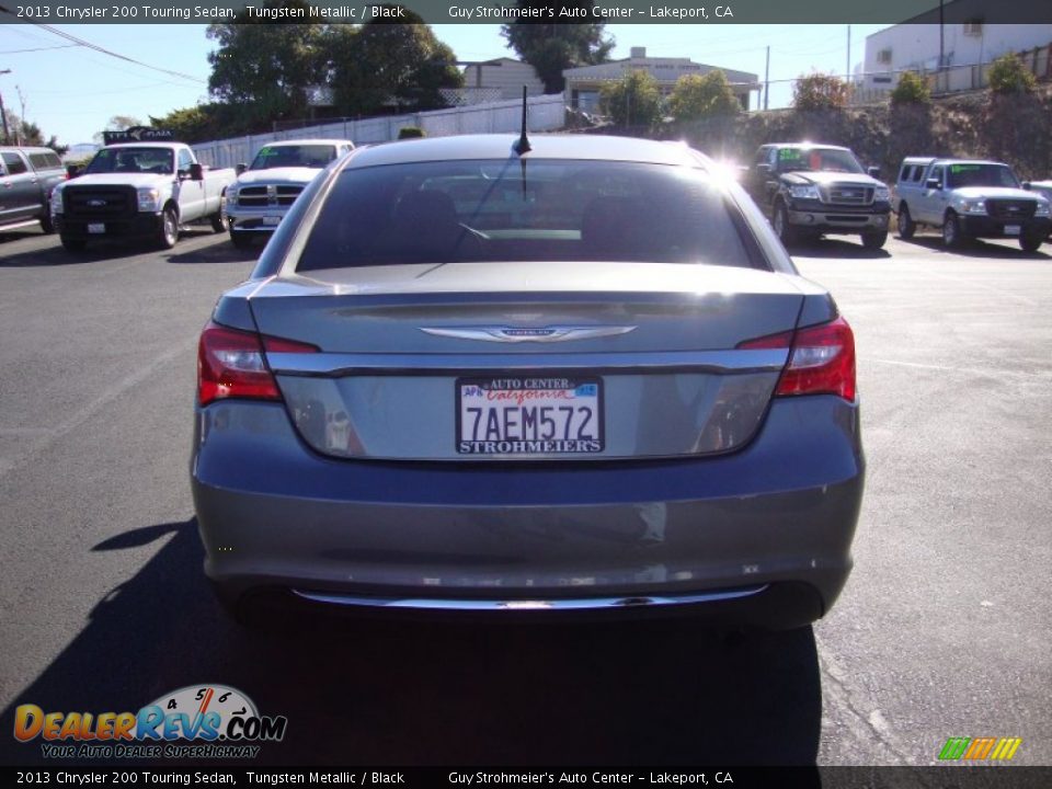 2013 Chrysler 200 Touring Sedan Tungsten Metallic / Black Photo #6