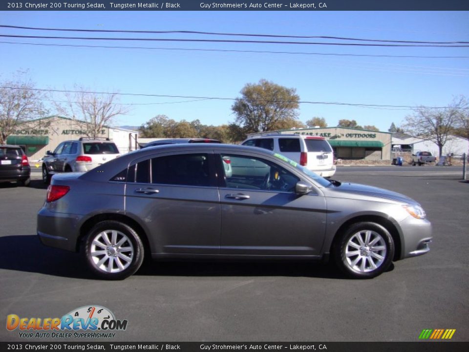 2013 Chrysler 200 Touring Sedan Tungsten Metallic / Black Photo #8