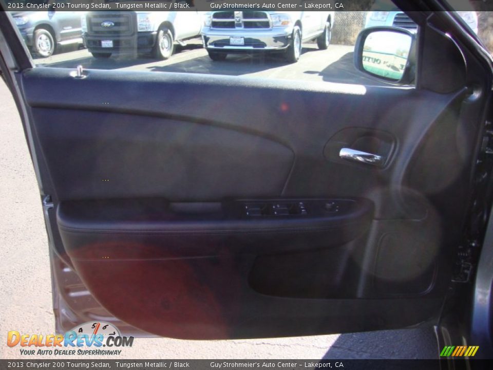 2013 Chrysler 200 Touring Sedan Tungsten Metallic / Black Photo #9