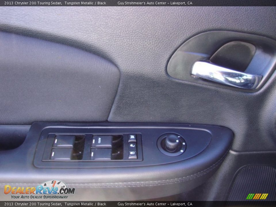 2013 Chrysler 200 Touring Sedan Tungsten Metallic / Black Photo #10