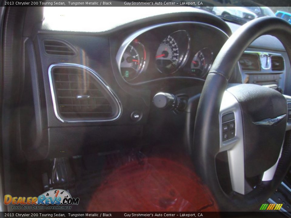 2013 Chrysler 200 Touring Sedan Tungsten Metallic / Black Photo #11