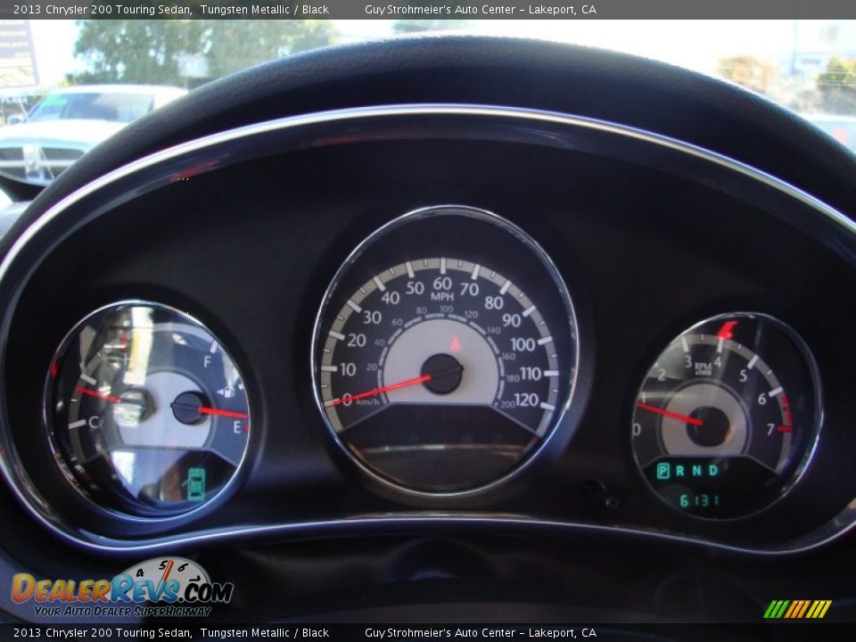 2013 Chrysler 200 Touring Sedan Tungsten Metallic / Black Photo #12