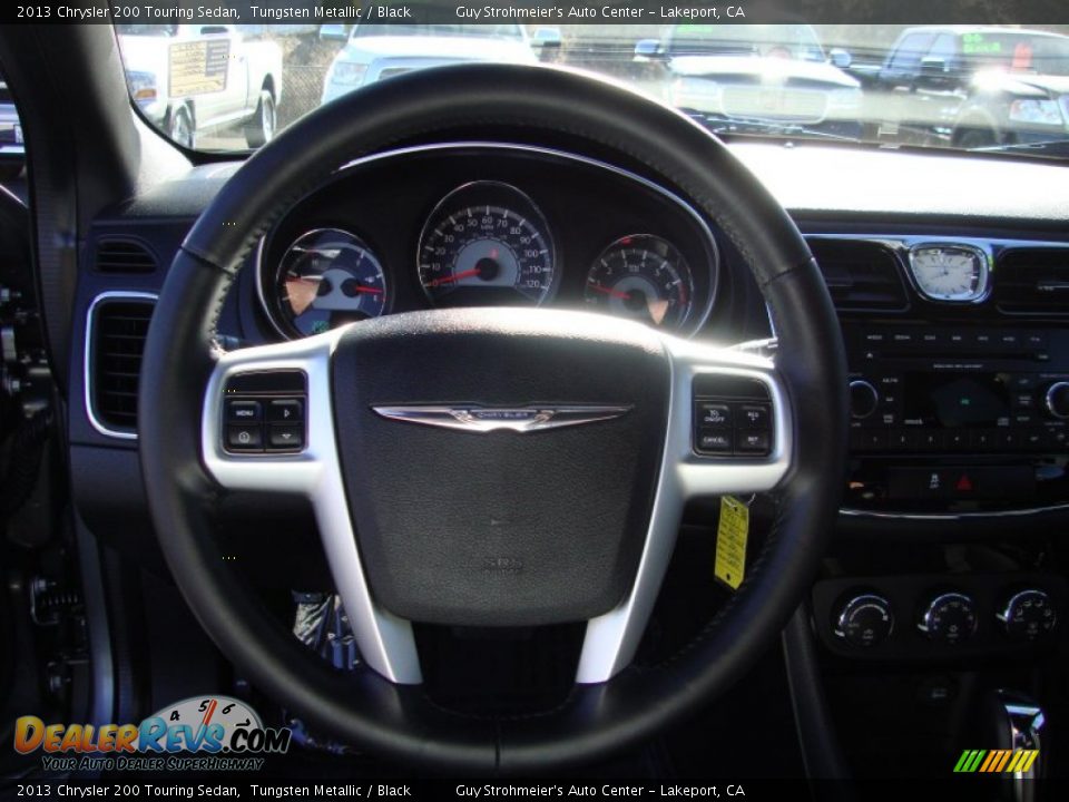 2013 Chrysler 200 Touring Sedan Tungsten Metallic / Black Photo #13