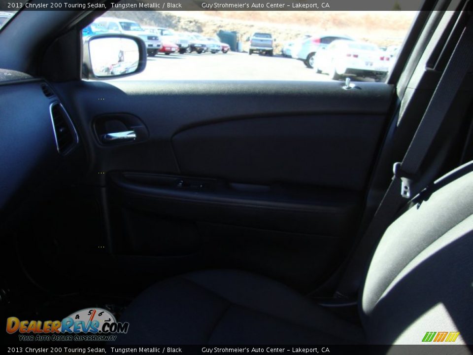 2013 Chrysler 200 Touring Sedan Tungsten Metallic / Black Photo #16