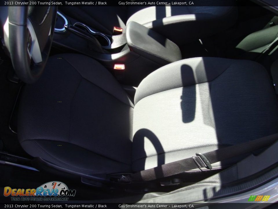 2013 Chrysler 200 Touring Sedan Tungsten Metallic / Black Photo #19