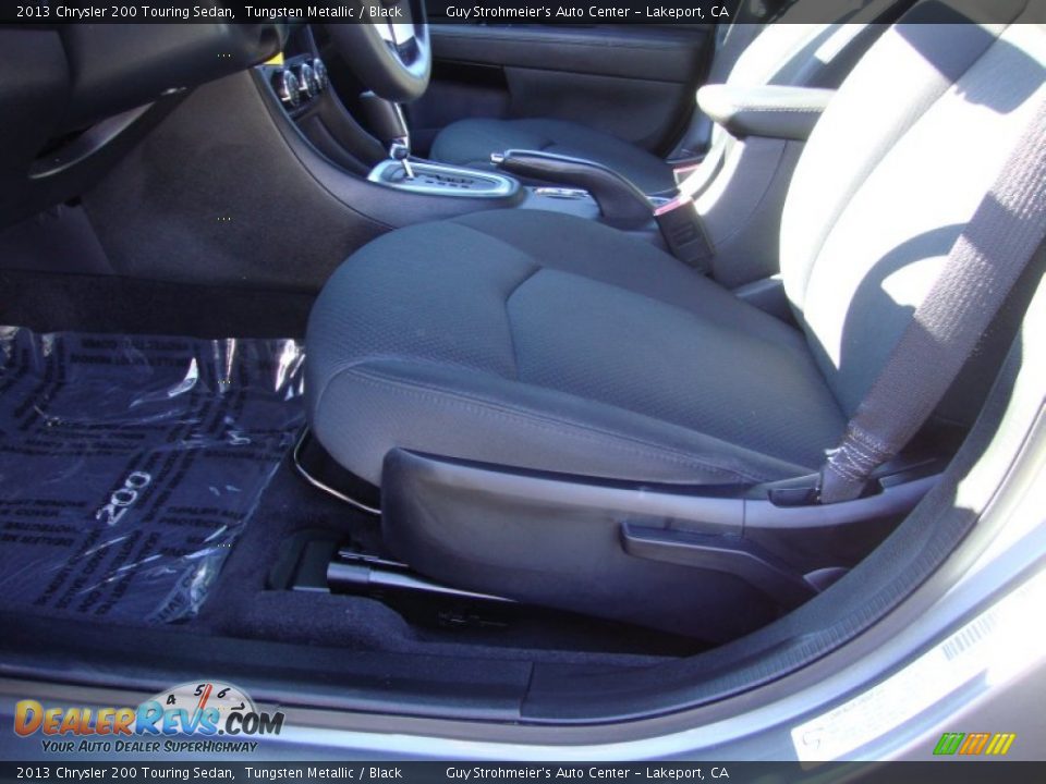 2013 Chrysler 200 Touring Sedan Tungsten Metallic / Black Photo #20