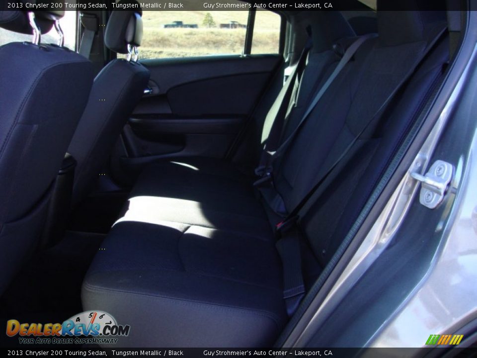 2013 Chrysler 200 Touring Sedan Tungsten Metallic / Black Photo #22