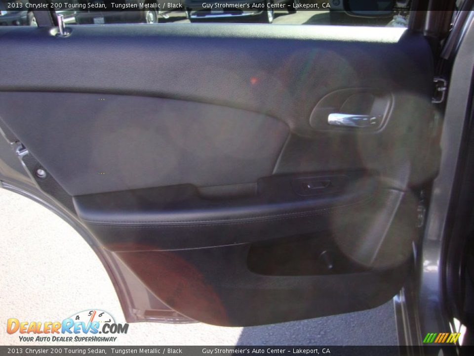 2013 Chrysler 200 Touring Sedan Tungsten Metallic / Black Photo #23