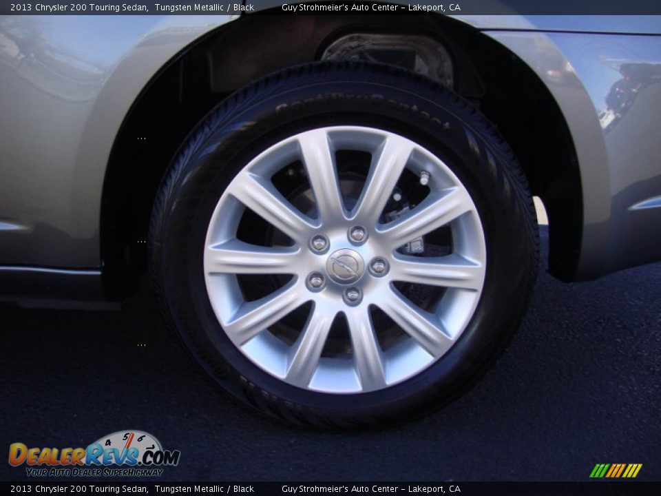 2013 Chrysler 200 Touring Sedan Tungsten Metallic / Black Photo #25