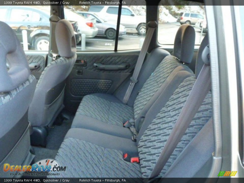 1999 Toyota RAV4 4WD Quicksilver / Gray Photo #5