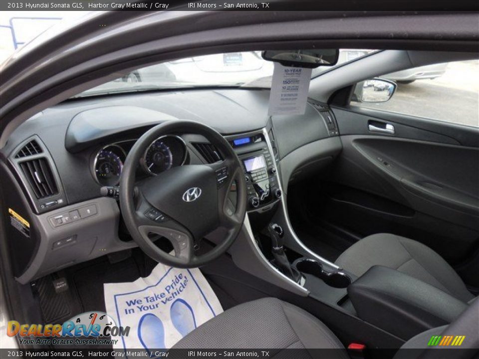 2013 Hyundai Sonata GLS Harbor Gray Metallic / Gray Photo #12