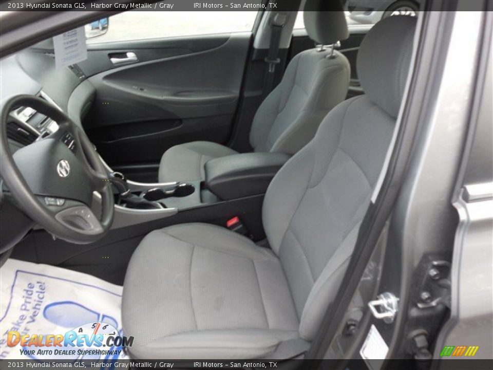 2013 Hyundai Sonata GLS Harbor Gray Metallic / Gray Photo #13