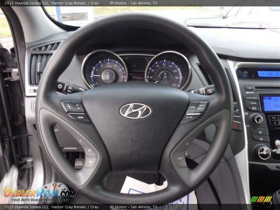 2013 Hyundai Sonata GLS Harbor Gray Metallic / Gray Photo #19