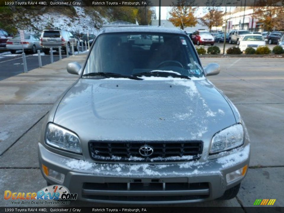 1999 Toyota RAV4 4WD Quicksilver / Gray Photo #13