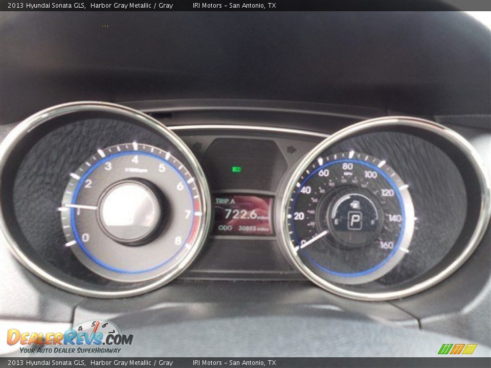 2013 Hyundai Sonata GLS Harbor Gray Metallic / Gray Photo #22