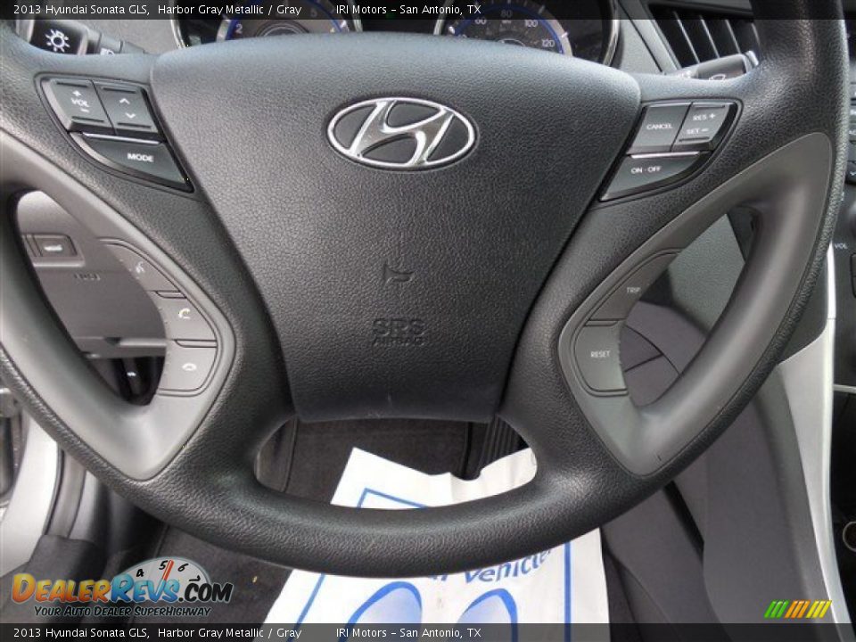 2013 Hyundai Sonata GLS Harbor Gray Metallic / Gray Photo #23